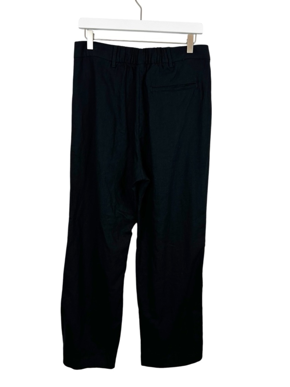 Old Navy Linen Tailored Pants Size Medium in Black Jack - Picture 6 of 6